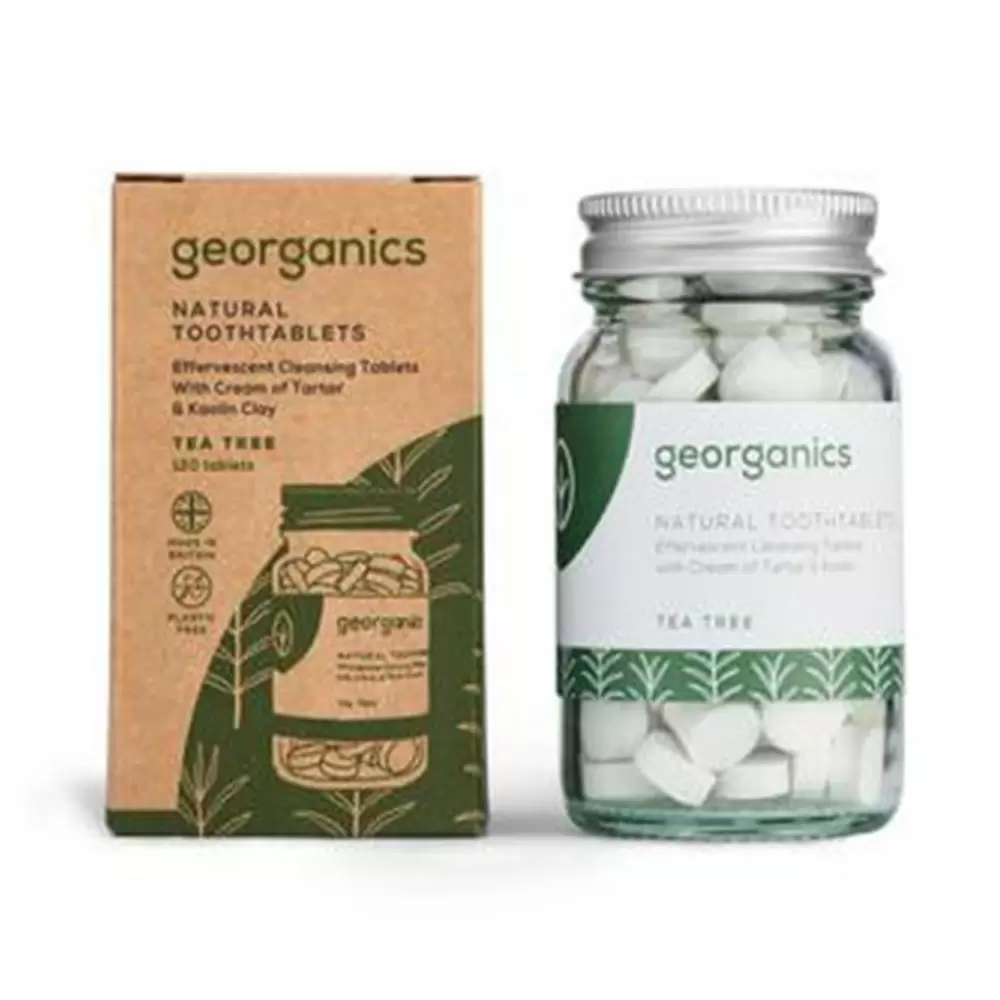 Tabletki do mycia zębów Drzewo Herbaciane | Georganics