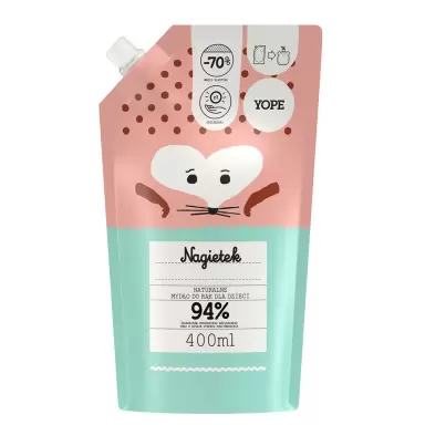 Naturalne mydło do rąk dla dzieci Nagietek refill | Yope