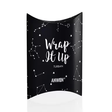 Turban Wrap it up - czarny | Anwen