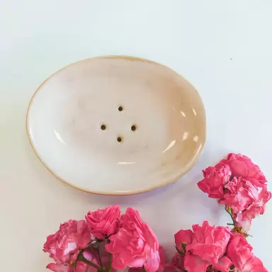Mydelniczka Ceramiczna - Róż Kwarcowy | Inni producenci