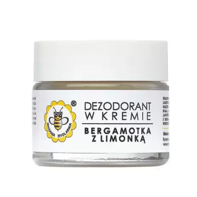Dezodorant w kremie Bergamotka z Limonką | Miodowa Mydlarnia