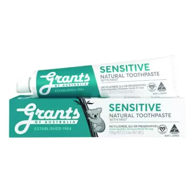 Naturalna pasta do zębów Sensitive - bez fluoru | Grants of Australia