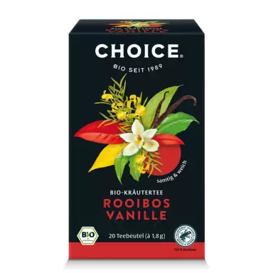 Herbata ziołowa Rooibos Vanillia | Choice Organics