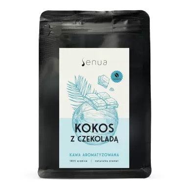 Kawa smakowa aromatyzowana Kokos z Czekoladą - ziarnista | Senua