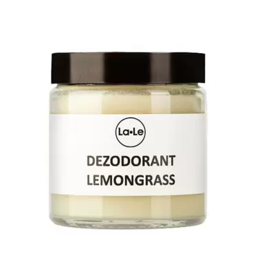 Dezodorant ekologiczny w kremie z olejkiem z trawy cytrynowej 120ml (szkło) | La-Le