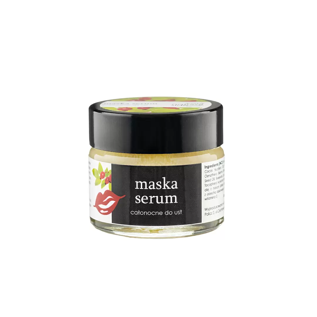 Maska - serum całonocne do ust z olejem z dzikiej róży | Your Natural Side