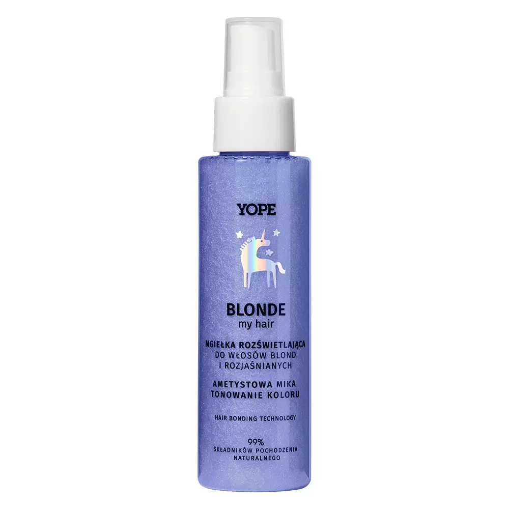 Mgiełka rozświetlająca BLONDE my HAIR do włosów blond i rozjaśnianych - Ametyst | Yope