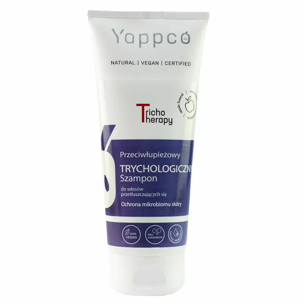 Micelarny szampon przeciwłupieżowy do włosów ze skłonnością do przetłuszczania | Yappco