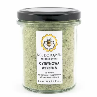 Sól do kąpieli Cytrynowa Werbena | Miodowa Mydlarnia