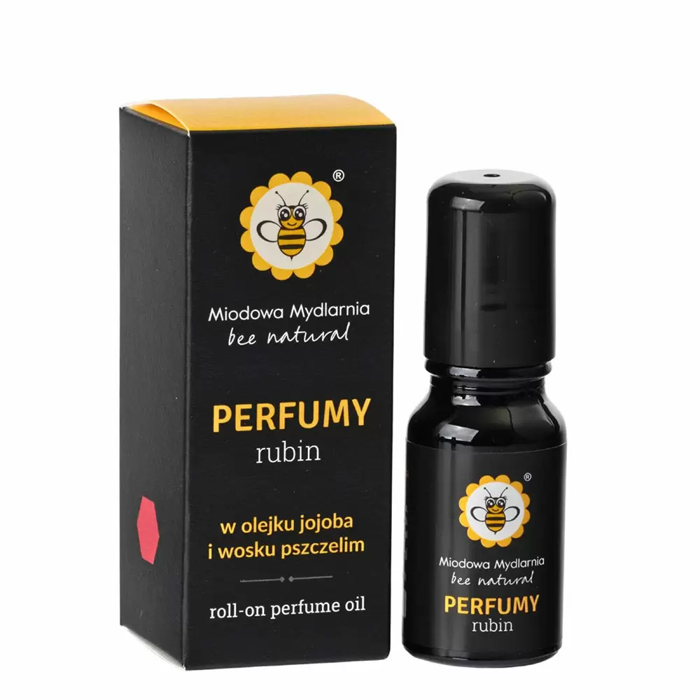 Perfumy roll-on RUBIN | Miodowa Mydlarnia