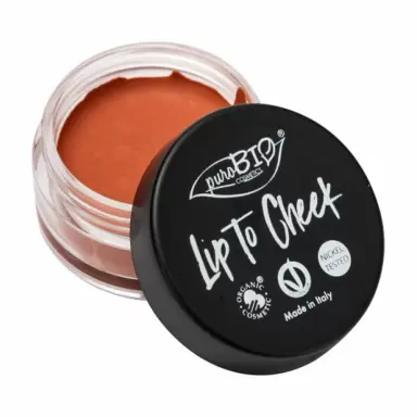 Pomadka i Róż 2w1 Lip To Cheek - 01 Carrot | puroBIO