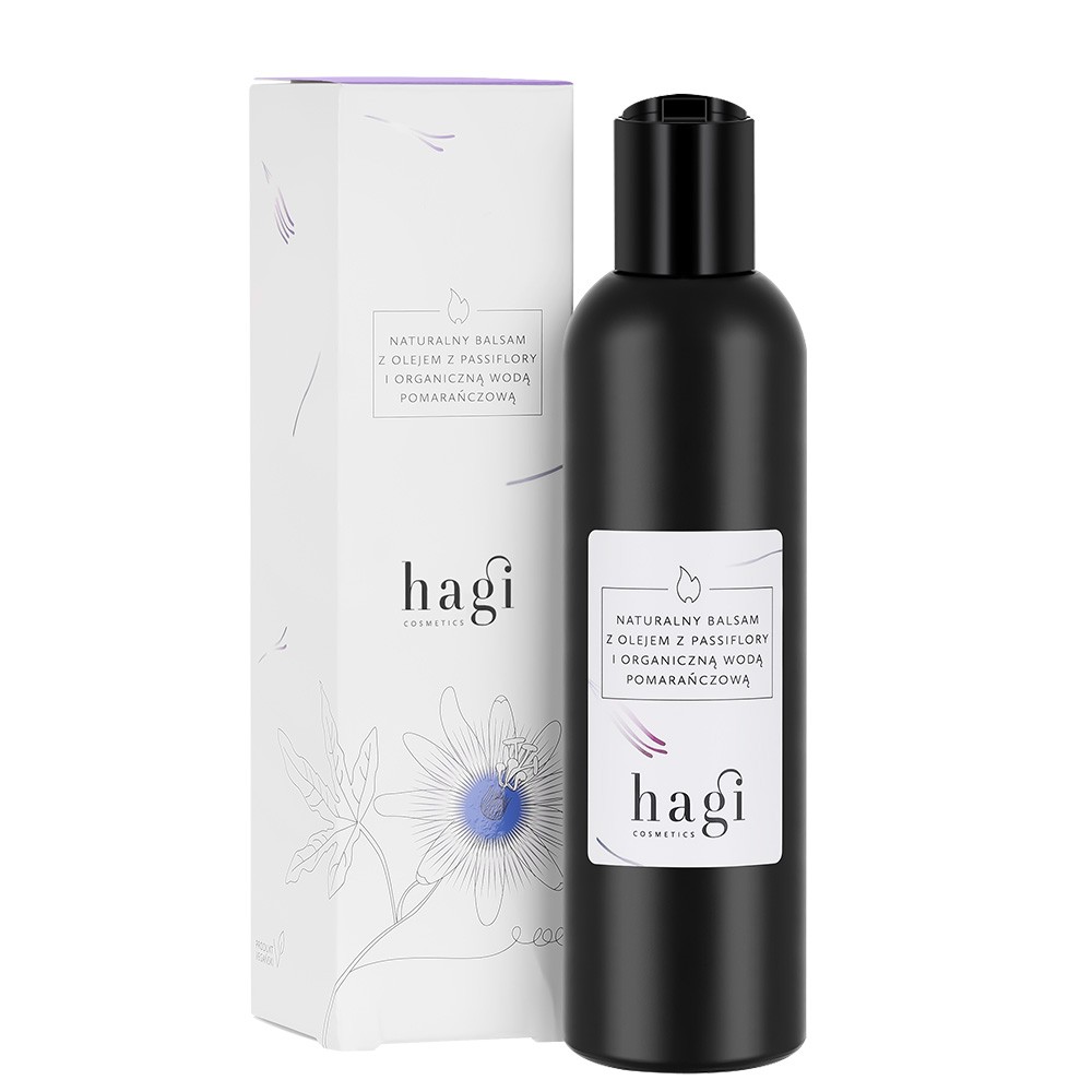 Naturalny balsam do ciała z organiczną wodą pomarańczową i olejem passiflory | Hagi Cosmetics
