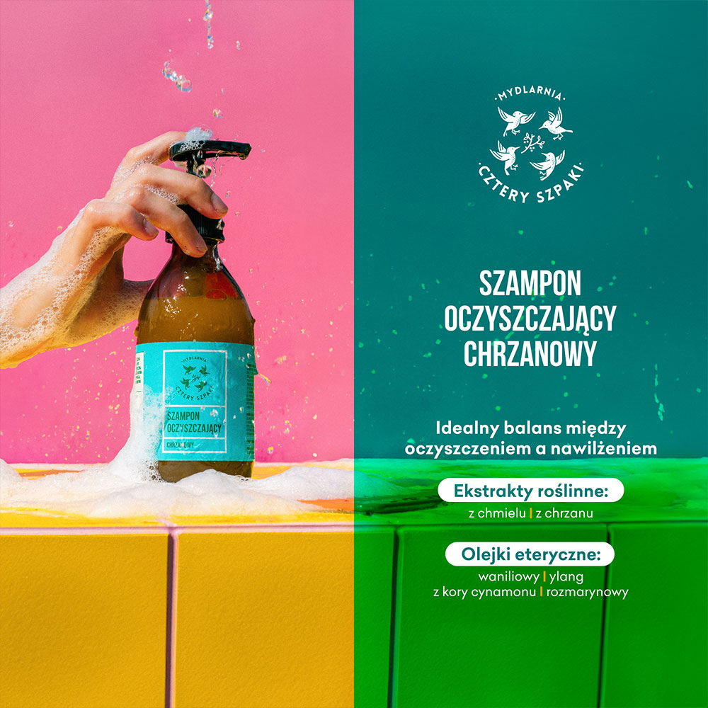 Szampon oczyszczający Chrzanowy 4Szpaki