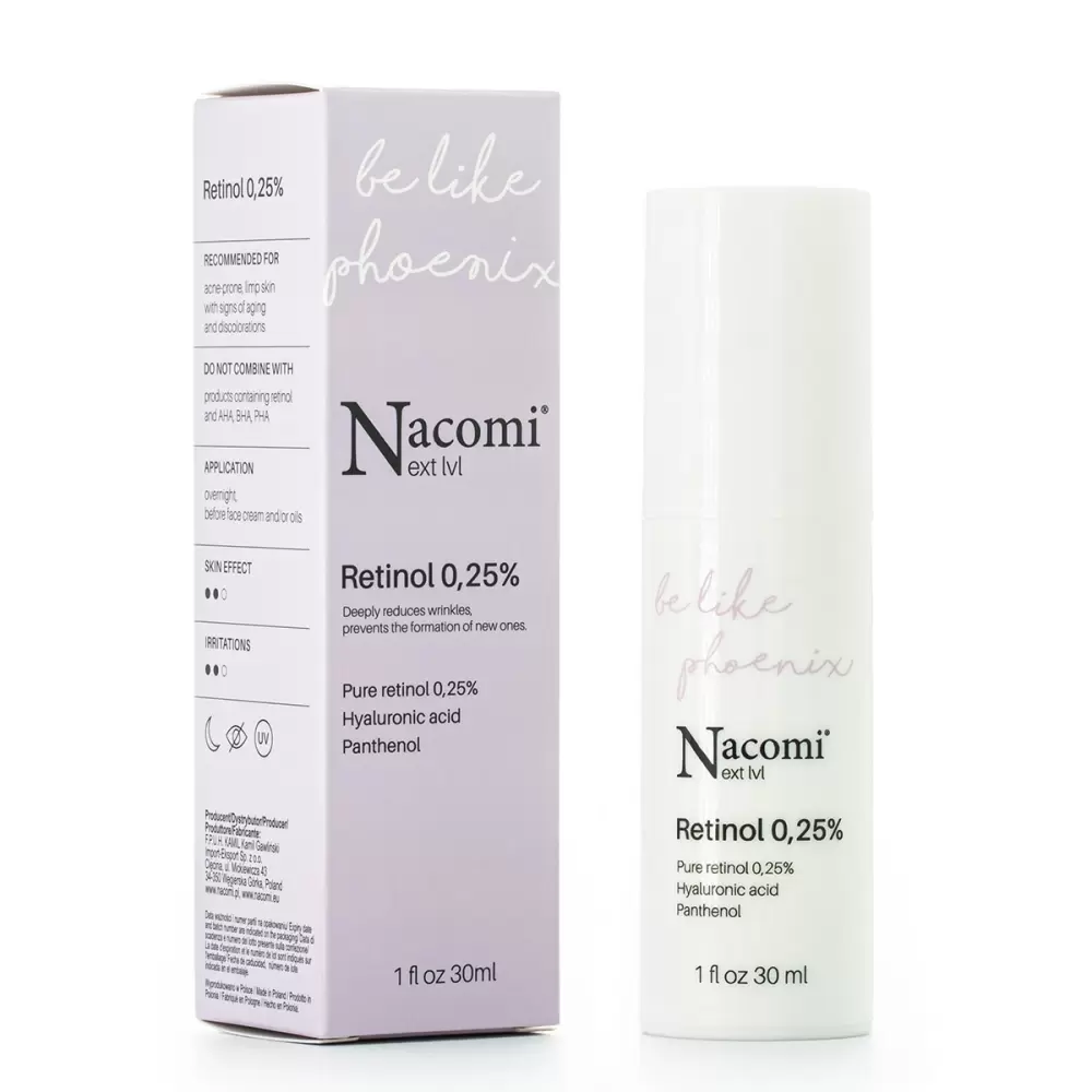 Serum z retinolem 0,25% NEXT LEVEL | Nacomi