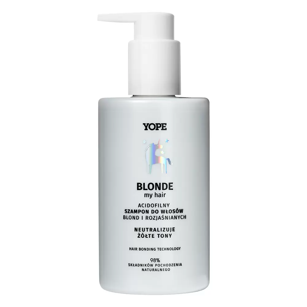Acidofilny szampon do włosów blond i rozjaśnianych BLONDE my HAIR | Yope