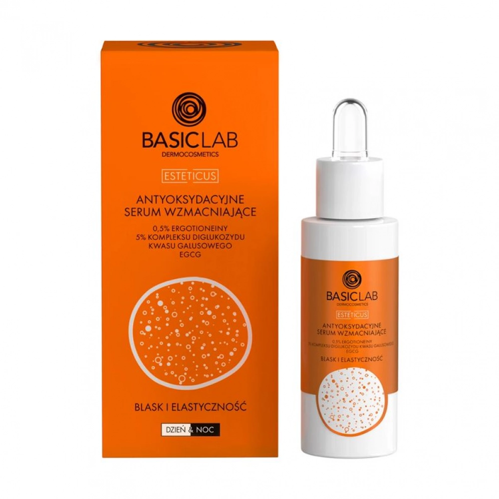 Antyoksydacyjne serum wzmacniające Blask i Elastyczność | BasicLab