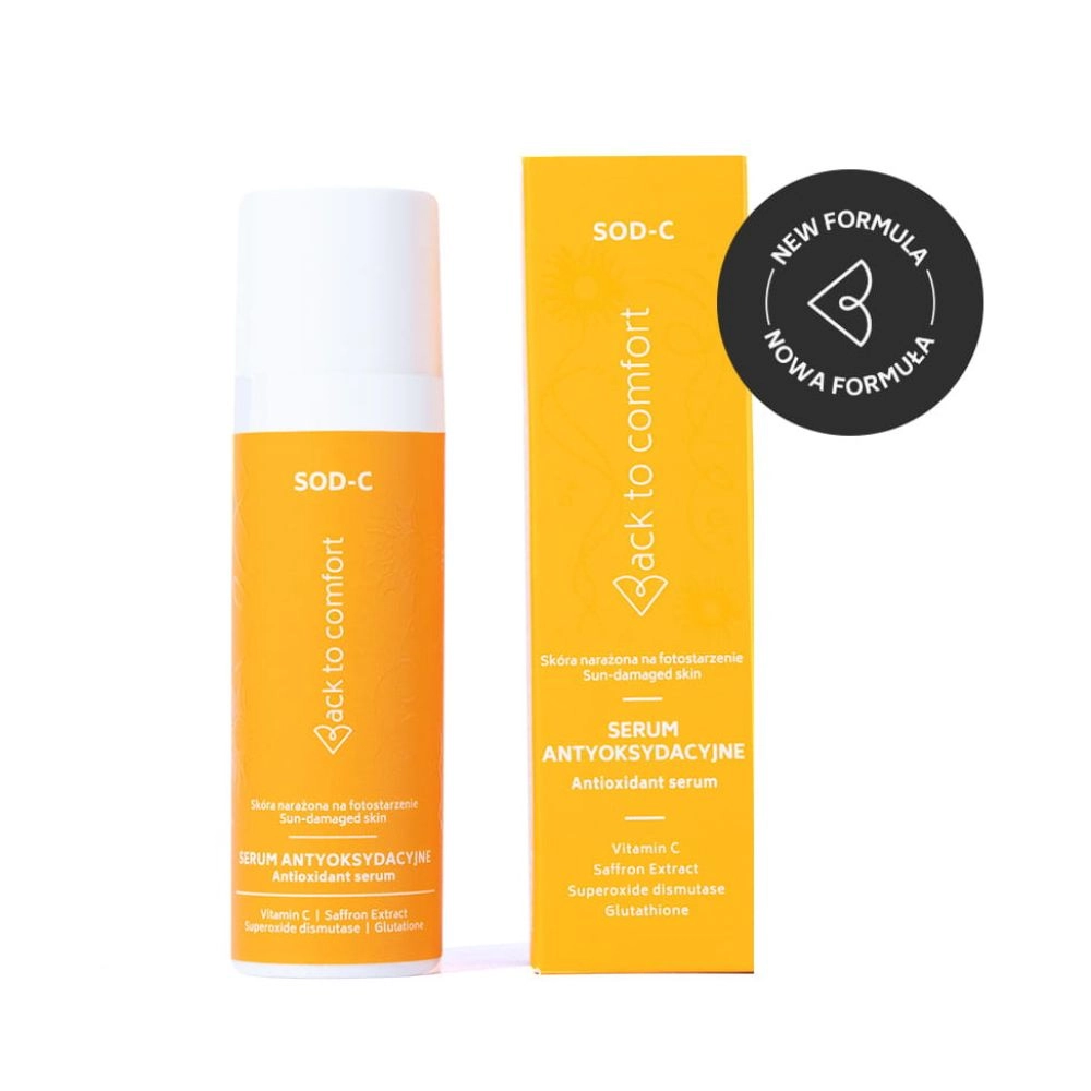 Antyoksydacyjne serum z witaminą C 20% SOD-C | Back to comfort