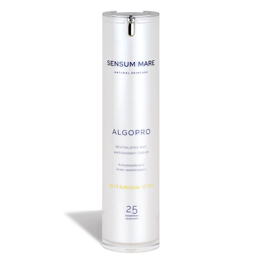 Antyoksydacyjny krem rewitalizujący z witaminą C 3% ALGOPRO | Sensum Mare