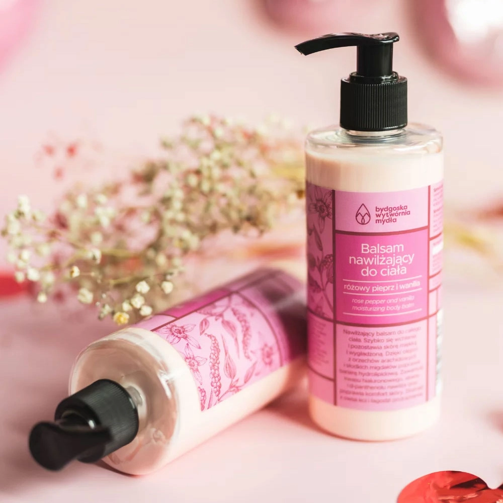 Balsam do ciała Różowy pieprz i wanilia | Bydgoska Wytwórnia Mydła