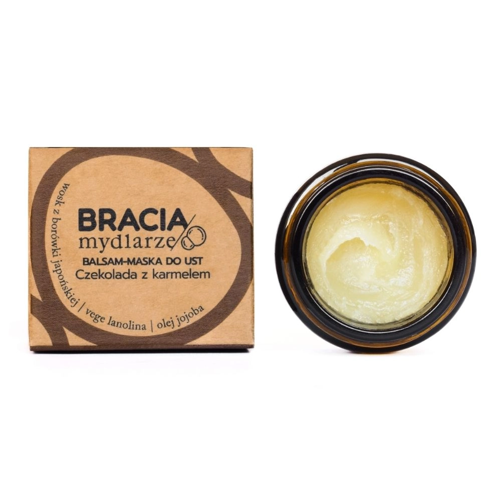 Balsam - maska do ust Czekolada z karmelem | Bracia Mydlarze