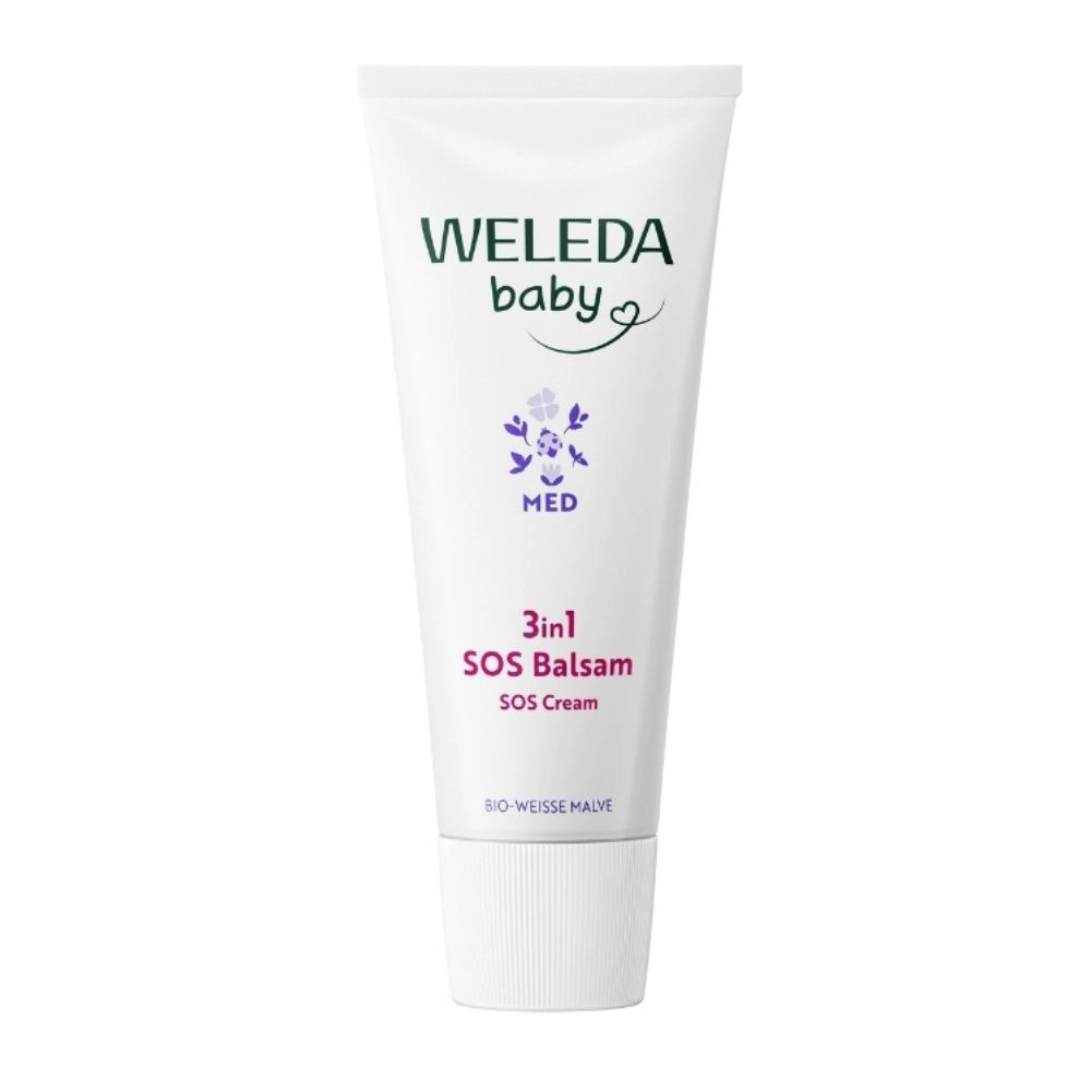 Balsam SOS 3 w 1 z białą malwą dla dzieci Baby MED | Weleda