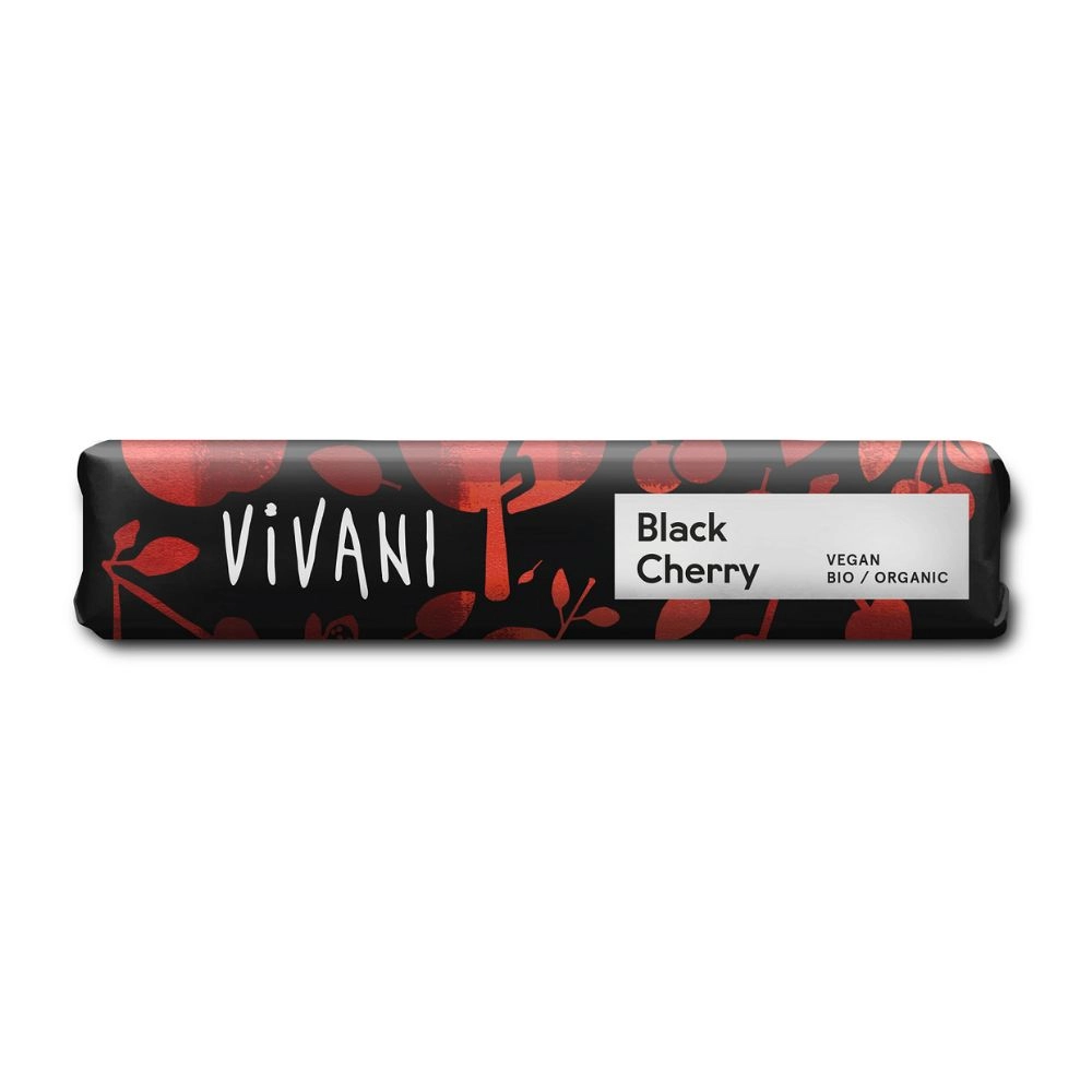 Baton Gorzka Czekolada z crunchy wiśniowym | Vivani