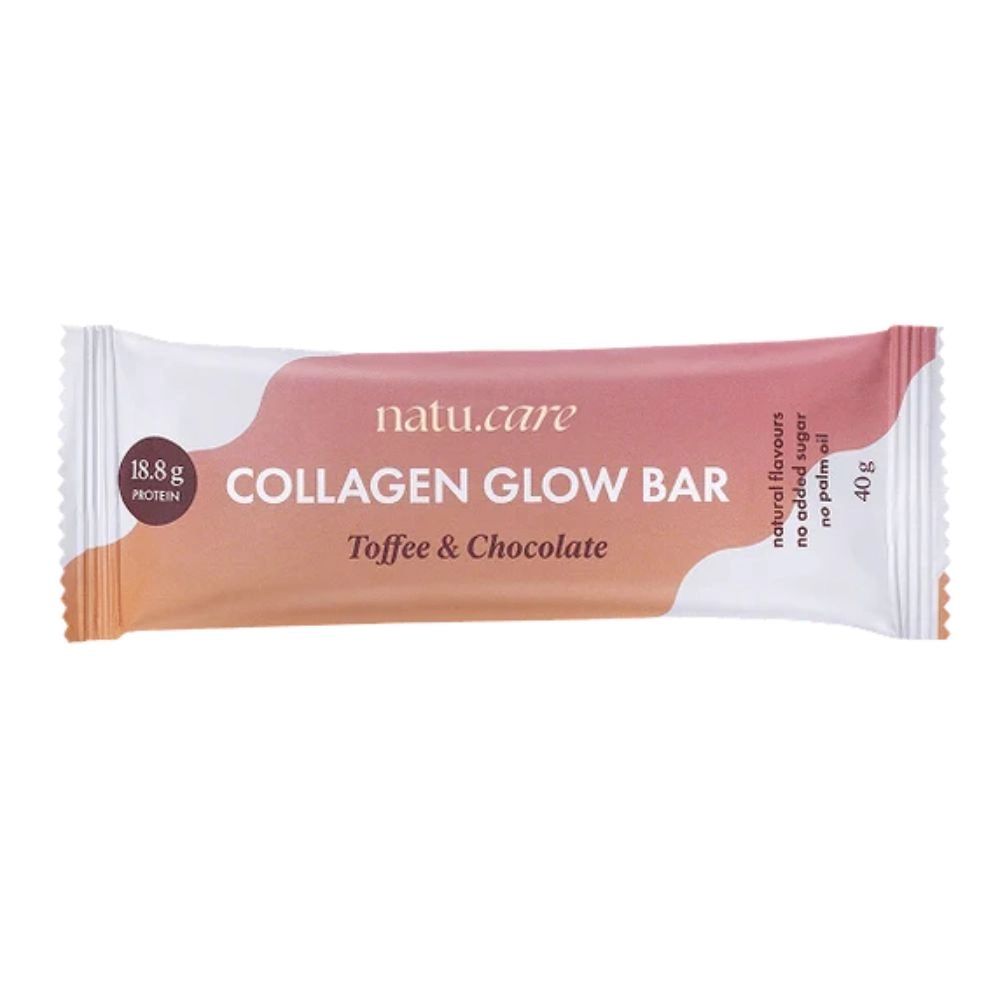 Baton o smaku toffi Collagen Glow | Natu Care