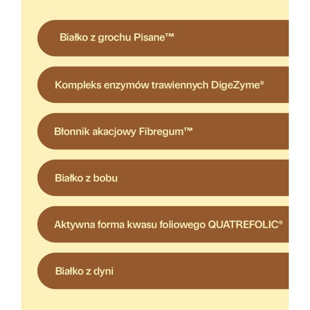 Białko roślinne w proszku MultiProtein Vegan Vanilla Bourbon | One Answer