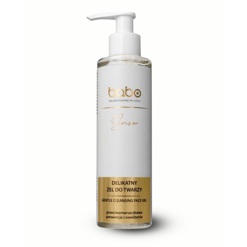 Delikatny żel do mycia twarzy Senso | babo