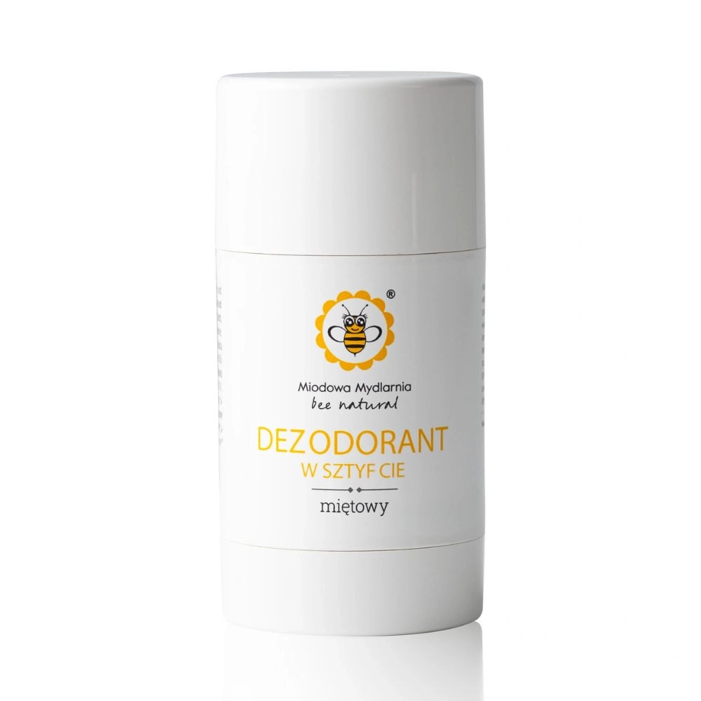 Dezodorant bez sody w sztyfcie Miętowy | Miodowa Mydlarnia