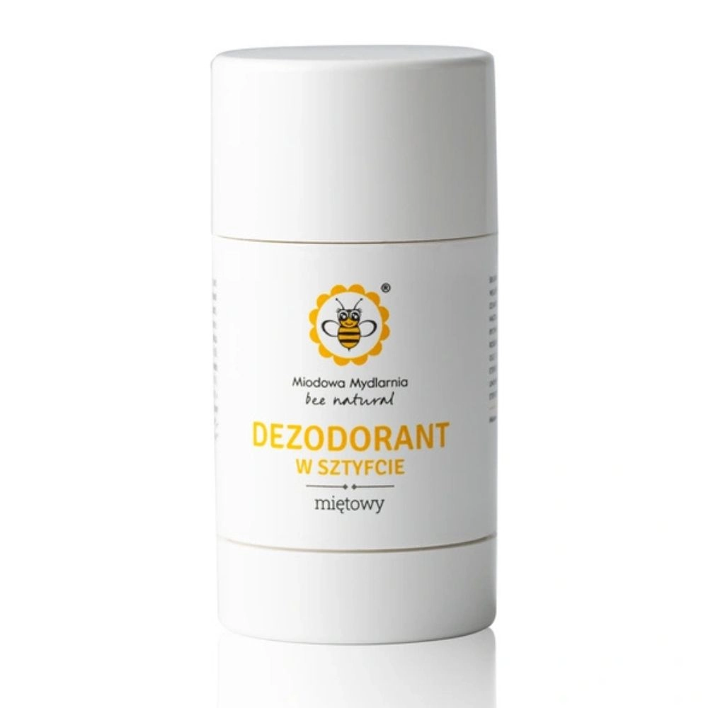 Dezodorant bez sody w sztyfcie Miętowy | Miodowa Mydlarnia