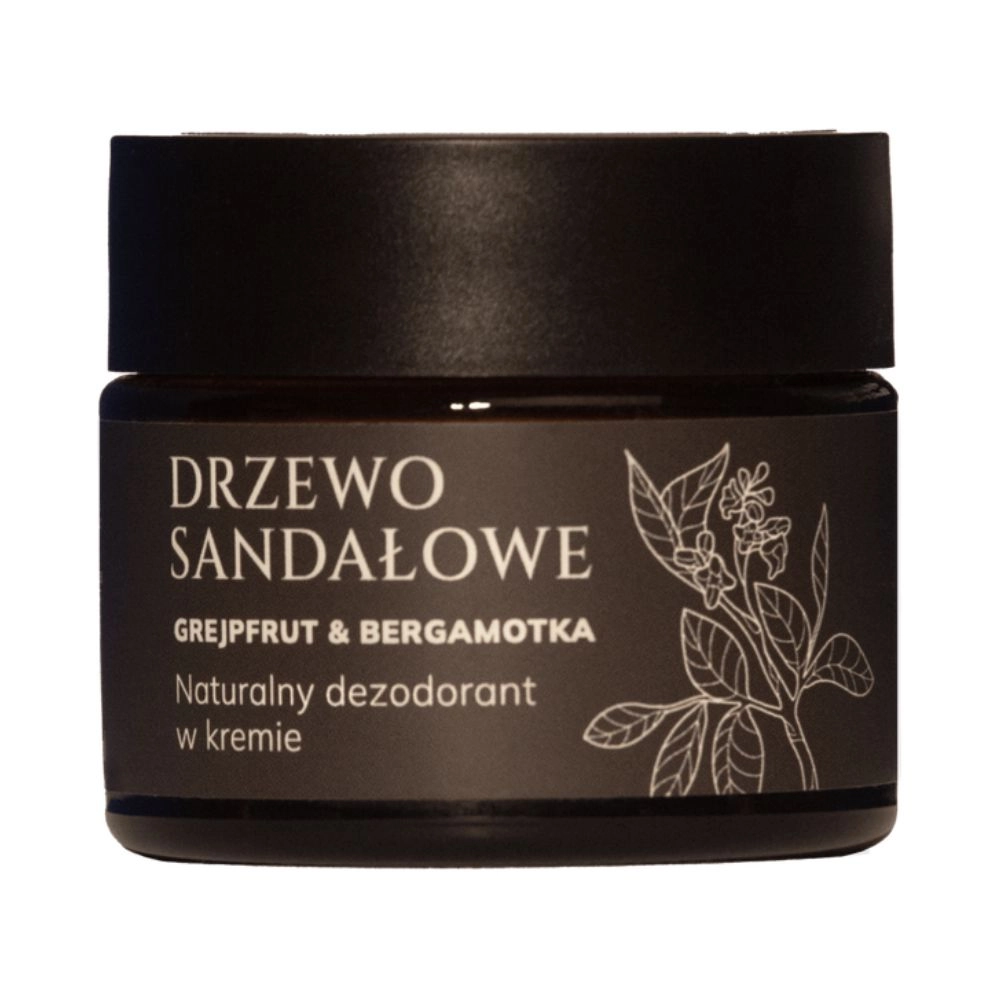 Dezodorant w kremie Drzewo Sandałowe, Grejpfrut i Bergamotka | Mglife