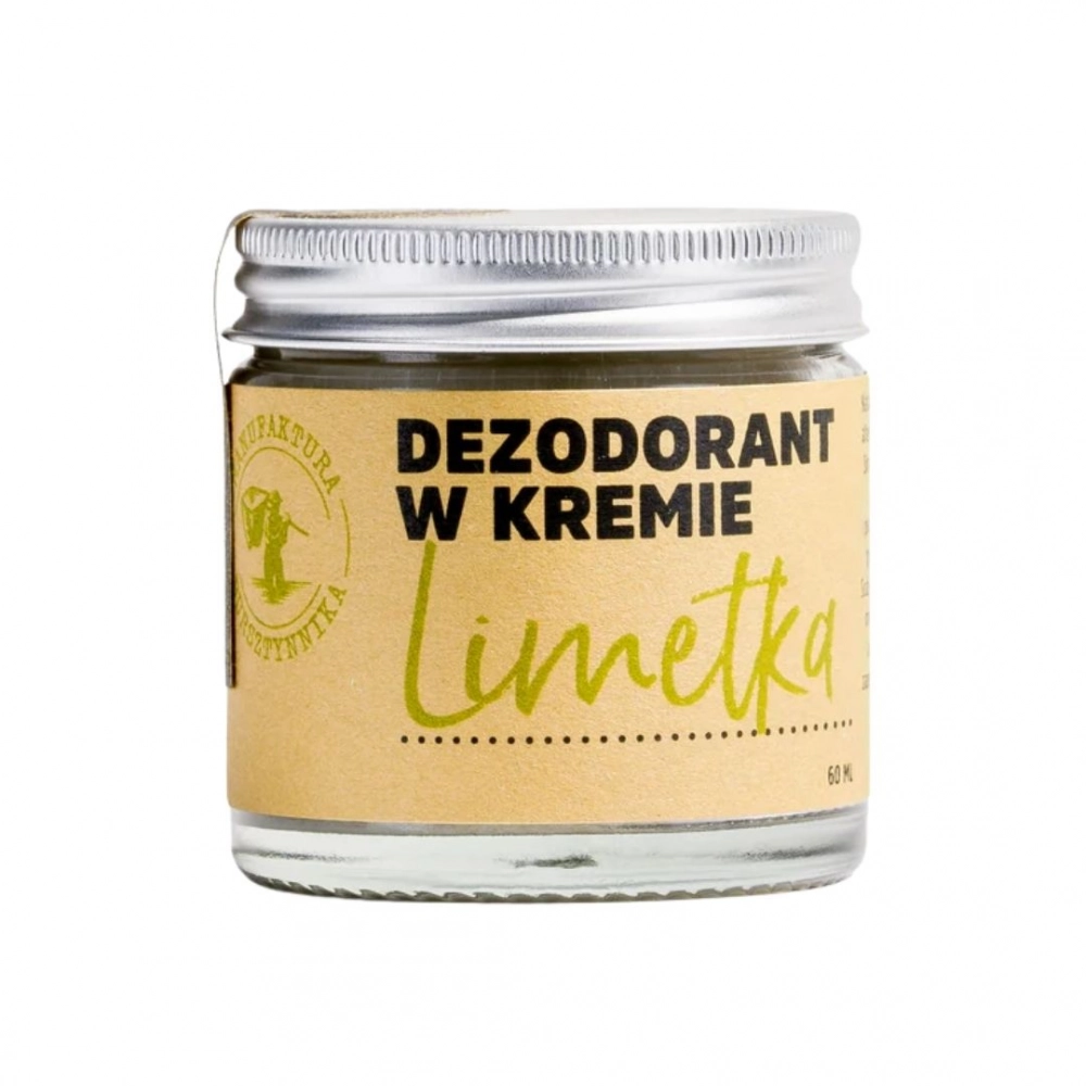 Dezodorant w kremie Limetka | Manufaktura Bursztynnika