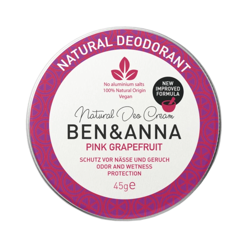 Dezodorant w kremie na bazie sody Pink Grapefruit | Ben&Anna