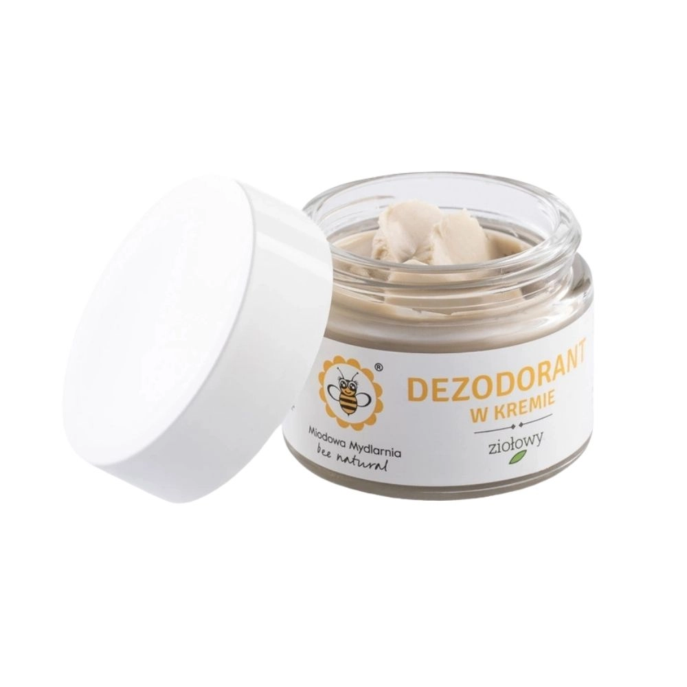 Dezodorant w kremie Ziołowy | Miodowa Mydlarnia