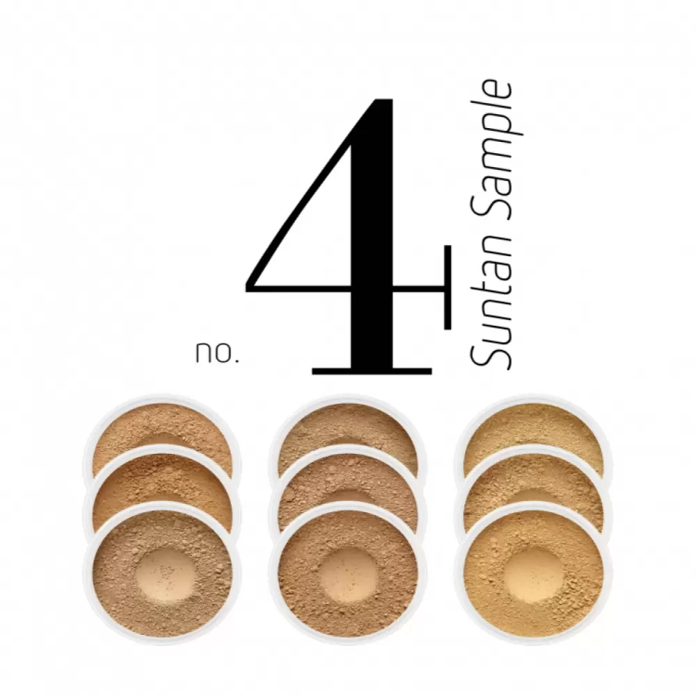 Zestaw próbek podkładów Suntan Sample No.4 | Ecolore