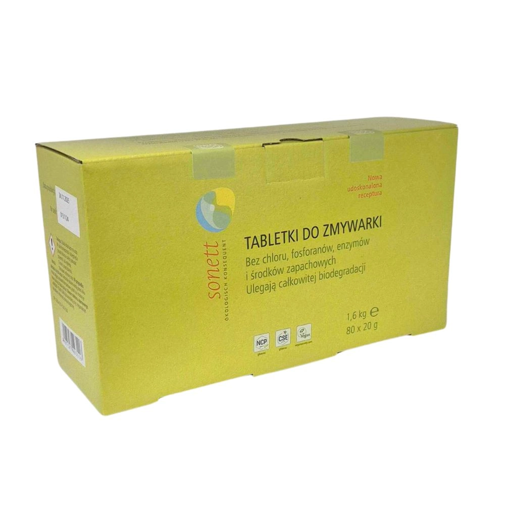 Ekologiczne tabletki do zmywarki | Sonett