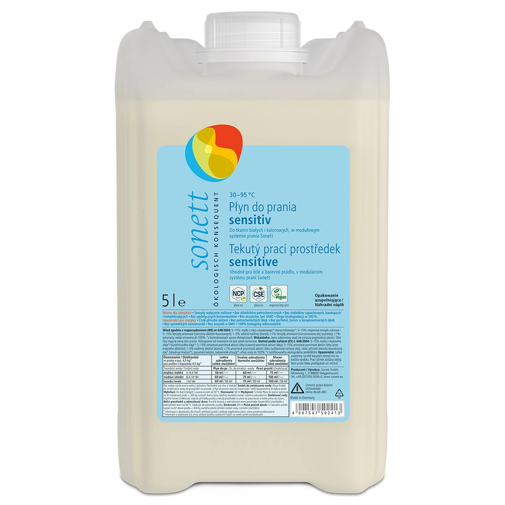 Ekologiczny płyn do prania SENSITIV | Sonett