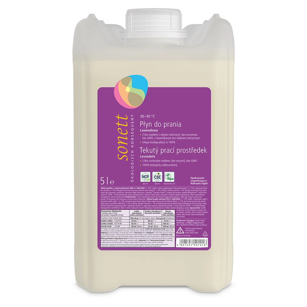Ekologiczny płyn do prania LAWENDOWY | Sonett