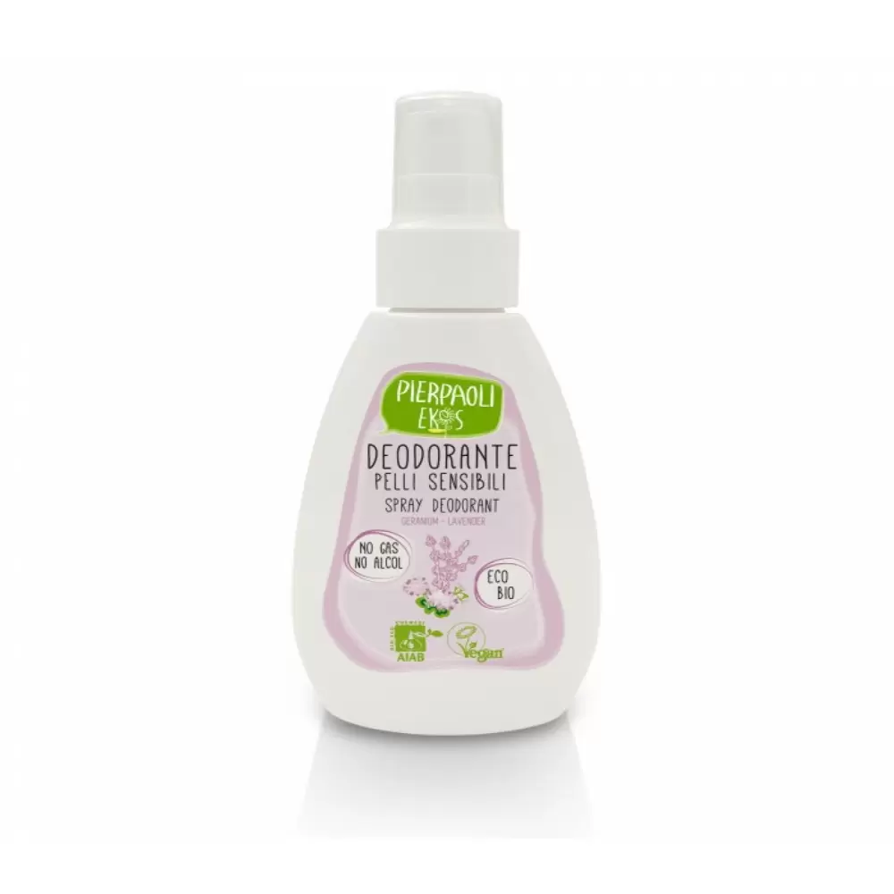 Naturalny dezodorant w sprayu z lawendą i geranium | Pierpaoli - Ekos Personal Care