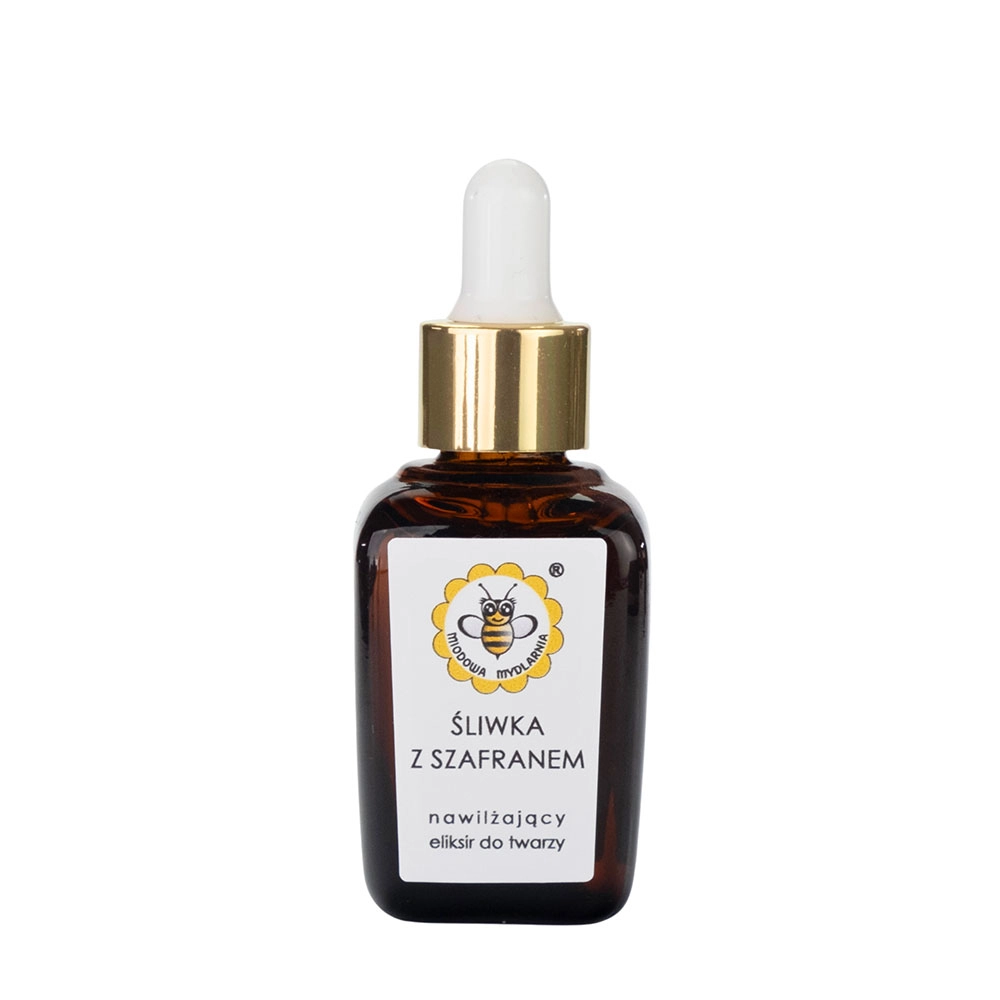 Eliksir do twarzy Śliwka z Szafranem | Miodowa Mydlarnia