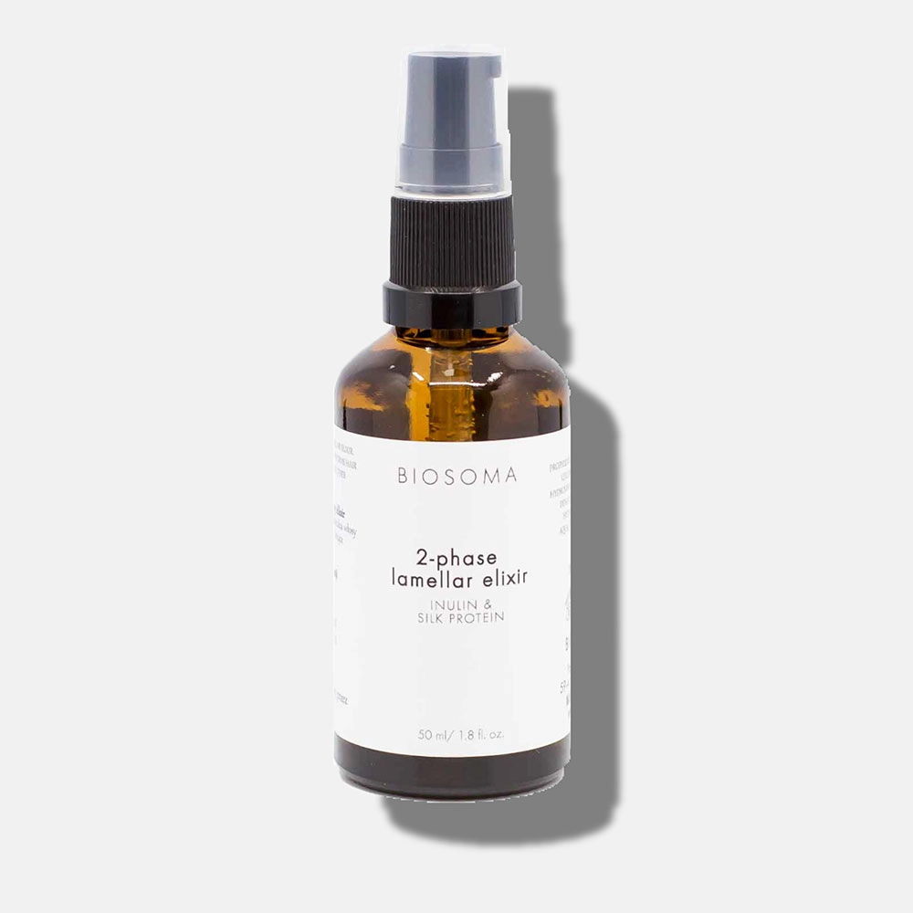 Eliksir dwufazowy wygładzający do włosów | Biosoma