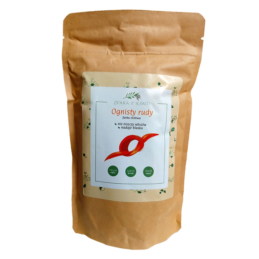 Farba ziołowa - Ognisty rudy | Ziołka z Sojatu