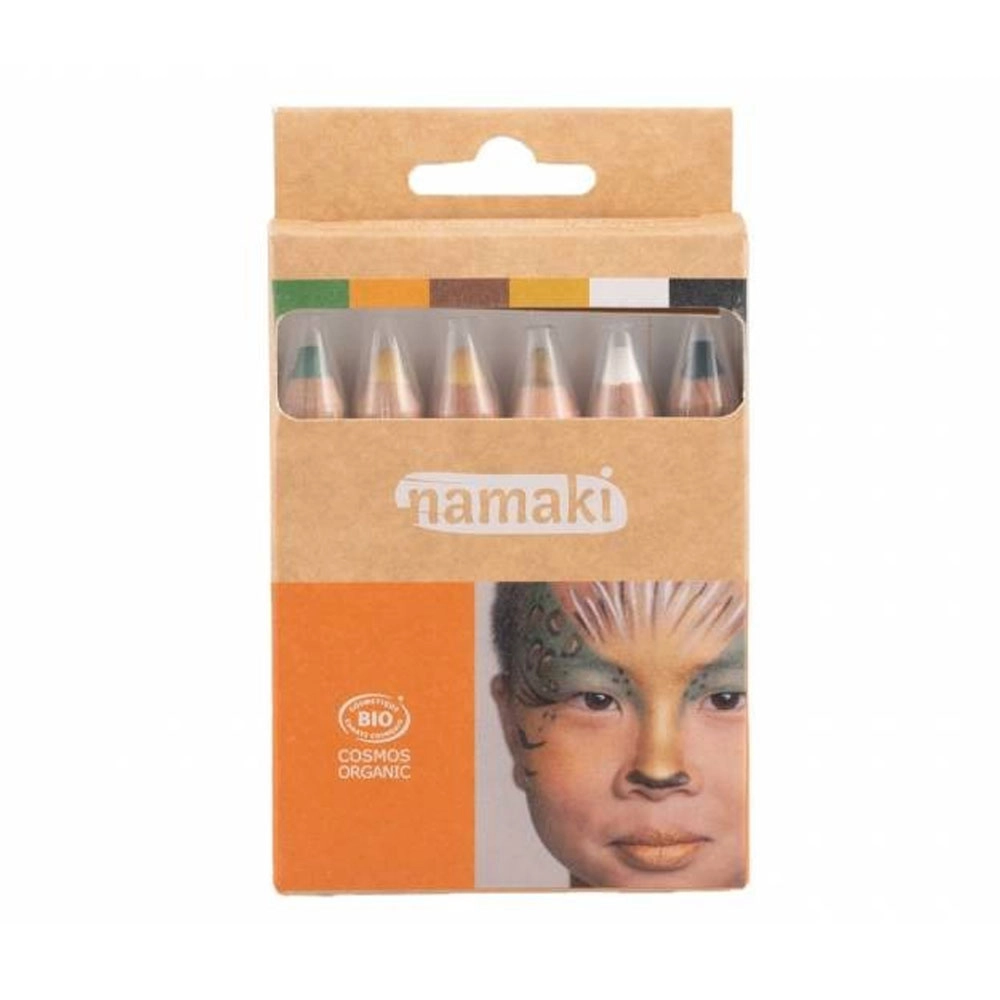 Kredki do malowania twarzy DZIKA PRZYRODA - zestaw | Namaki