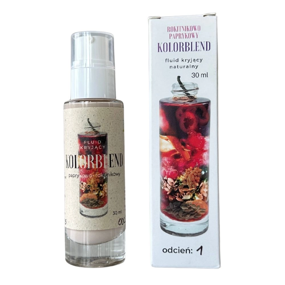 Fluid kryjący Rokitnikowo - Paprykowy Kolorblend | Trawiaste