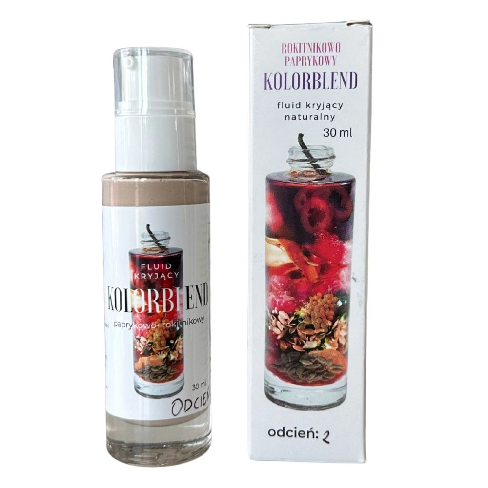 Fluid kryjący Rokitnikowo - Paprykowy Kolorblend | Trawiaste