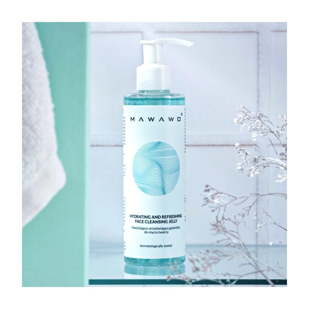 Galaretka orzeźwiająco - nawilżająca do mycia twarzy | Mawawo