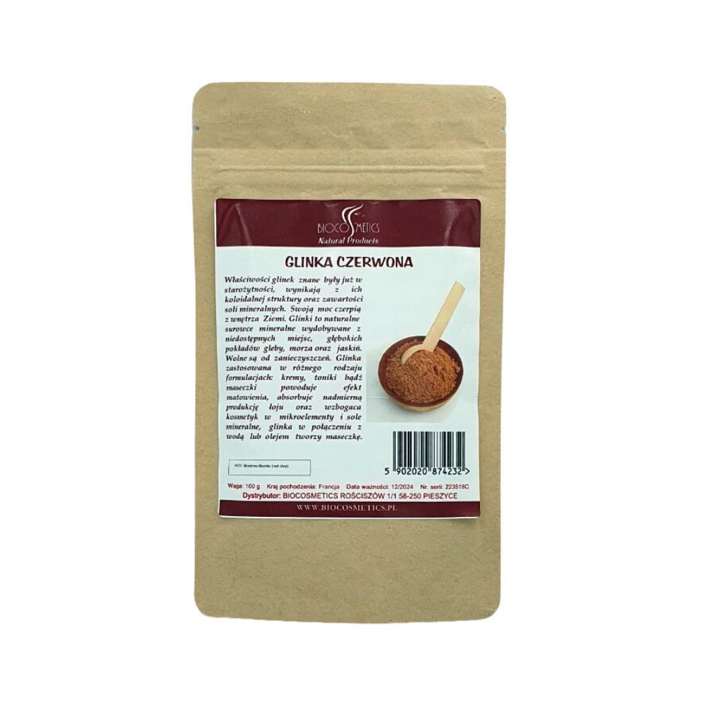 Glinka czerwona | Biocosmetics