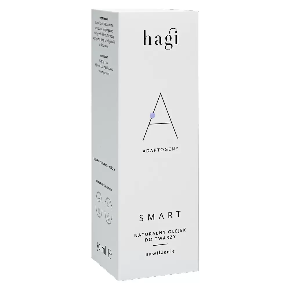 Olejek do masażu twarzy z adaptogenami SMART A | Hagi Cosmetics
