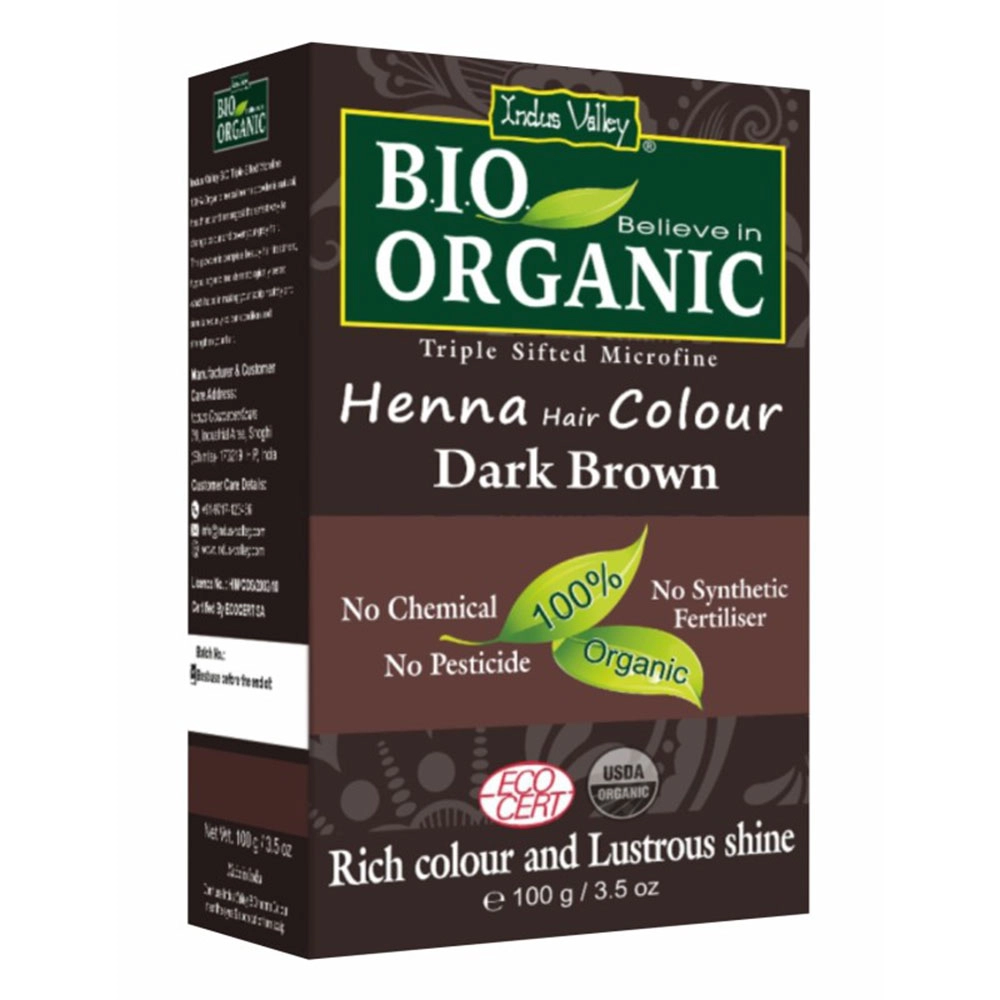 Henna do włosów - Ciemny brąz | Indus Valley